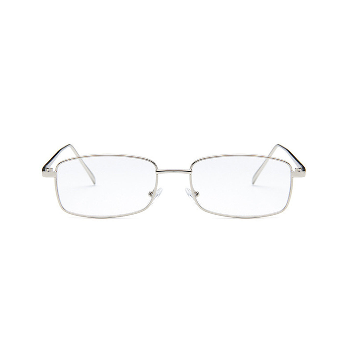 Retro Small Box Square Metal Glasses