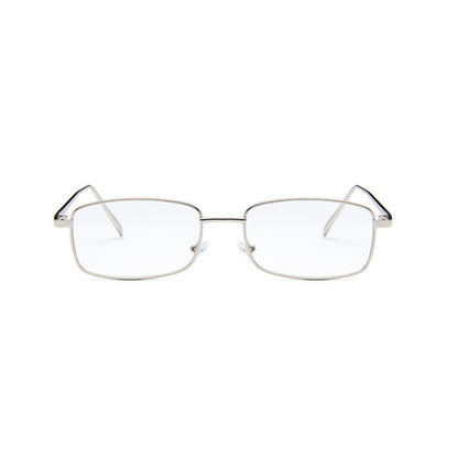 Retro Small Box Square Metal Glasses