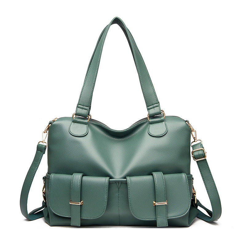 Large Capacity Handbag Casual Bag Versatile Tote Shoulder Messenger Bag