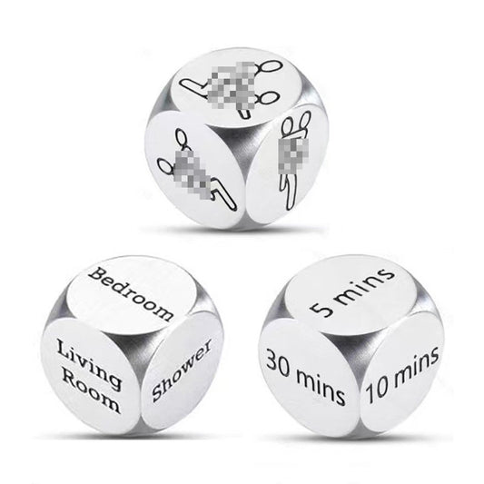 Decision Dice Stainless Steel Material Valentine's Day Gift