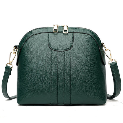 Fashion Shell Soft Leather Crossbody Small Bag