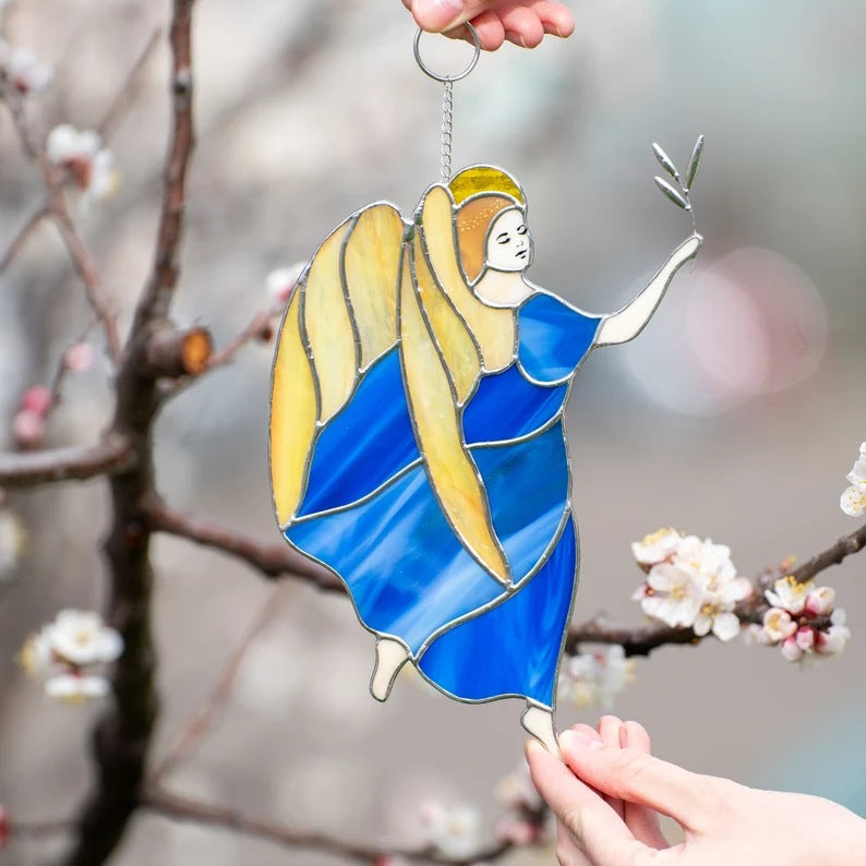 Guardian Angel Colorful Metal Decoration Father's Day Gift