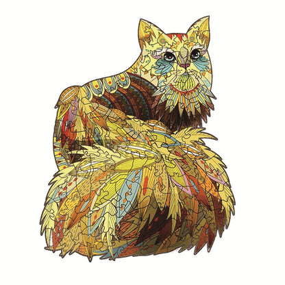 Each Piece Is Animal Shaped Christmas Gift Colorful Elephant Turtle Wooden Jigsaw Puzzles