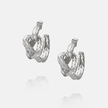 Fashionable Earrings, Irregular Personality Twist Wheat Ears