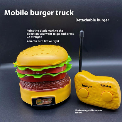 Remote Control Hamburger Car Electric Creative Gift Toy Car