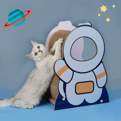 Astronaut Corrugated Cat Nest Large Grab Board