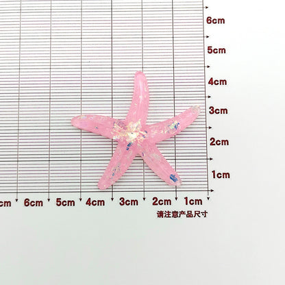 Handgefertigte DIY-Handyhülle aus Cremekleber, Accessoires aus Meeresharz, Seestern