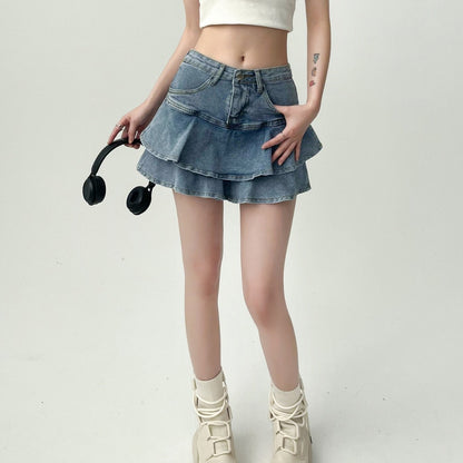 Designer Niche Figure-hugging Hot Girl Mini Skirt