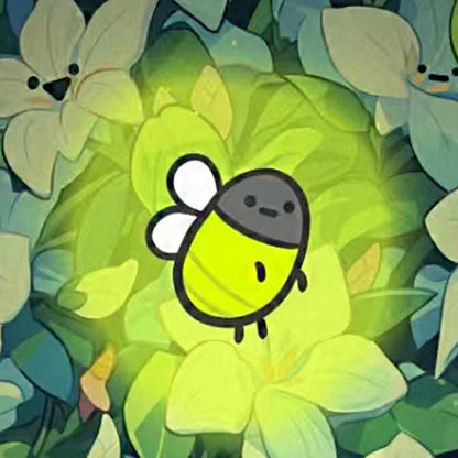 Cute Creative Glowing Firefly Plush Doll