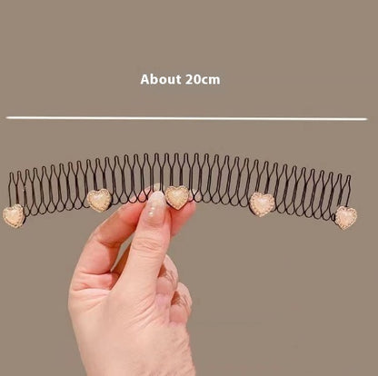 Back Head Invisible Inverted Hair Comb Forehead Hair Band