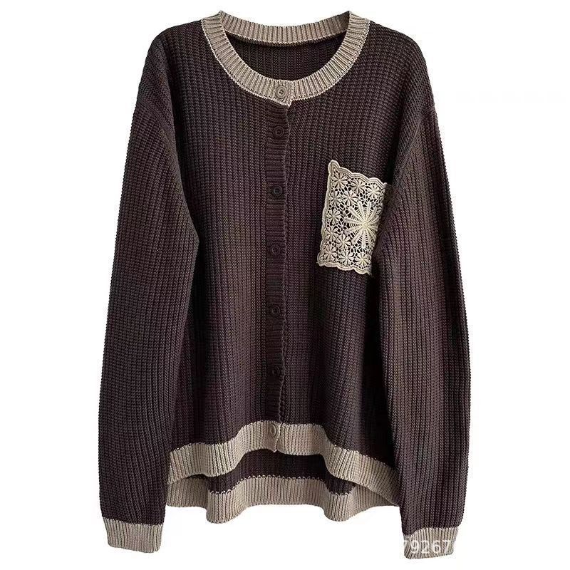 New Casual Outerwear Long-sleeve Cardigan Sweater