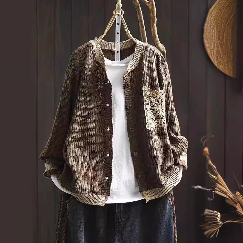 New Casual Outerwear Long-sleeve Cardigan Sweater