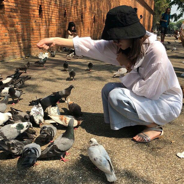 Cardigan Long Sleeve Sunscreen Coat Mid-length Shirt For Women