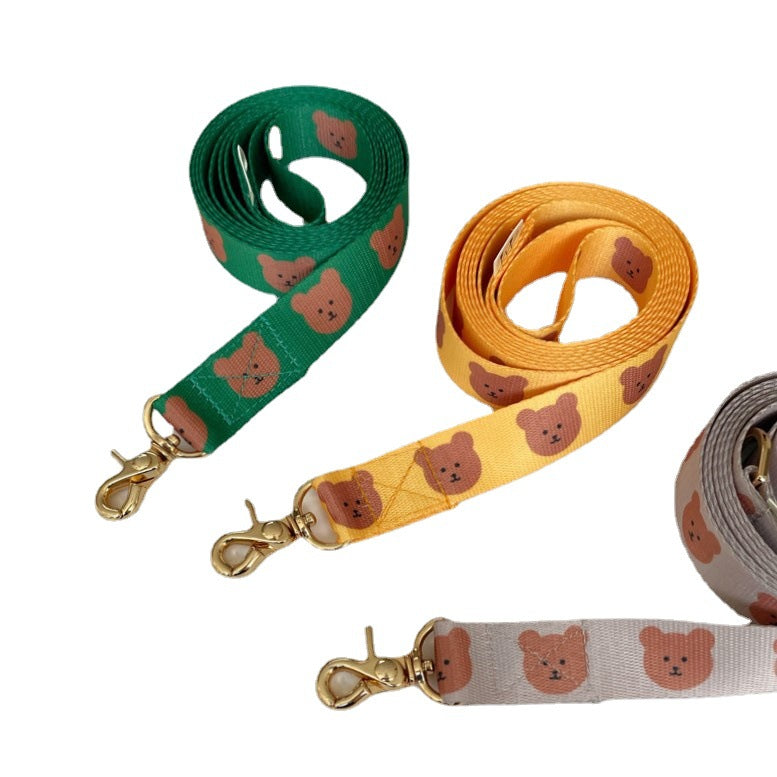 New Dog Pet Bear Cute Traction Soft And Durable Rope