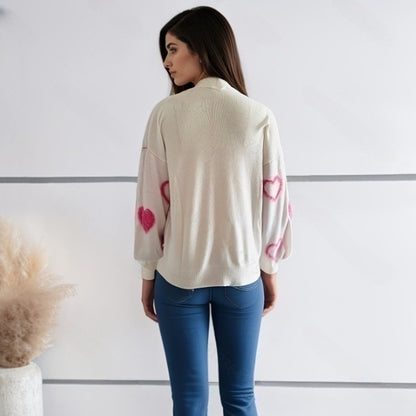 Embroidered Knitwear Crew-neck Pullover