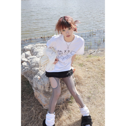 Summer Clothing Short Sleeve T-shirt Women