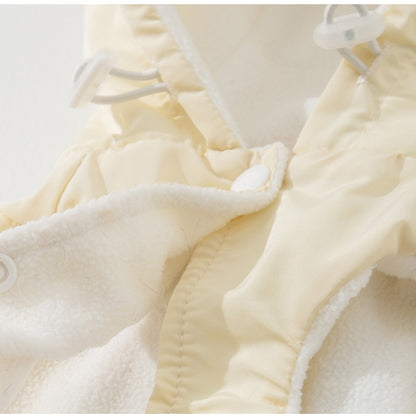 Winter Fleece Cat Clothes, Winter Bow Warm Down Jackets, Anti-shedding Pet Clothes For Kittens And Dogs