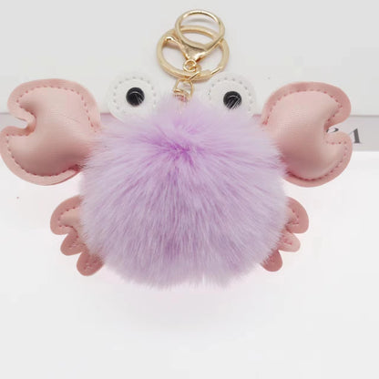 Cartoon Cute Crab Keychain Pendant