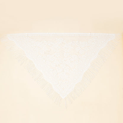 Jacquard Border Casual Shawl For Women