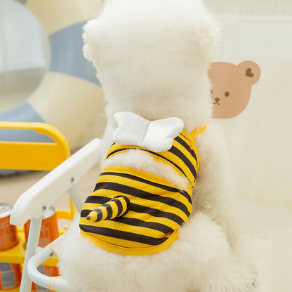 Dog Cute Bee Shape Swimsuit Suspenders Bifeet