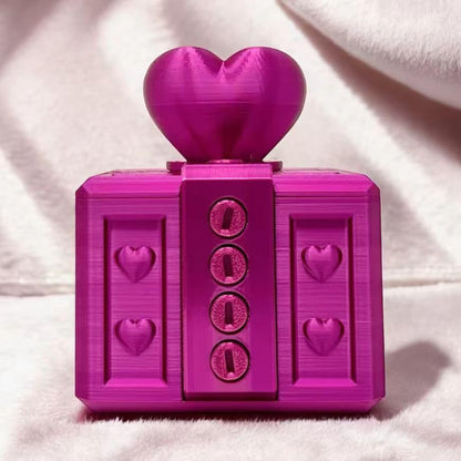 Annoying Gift Box With Screws,3D Printed Plastics Valentine's Day Gift Box