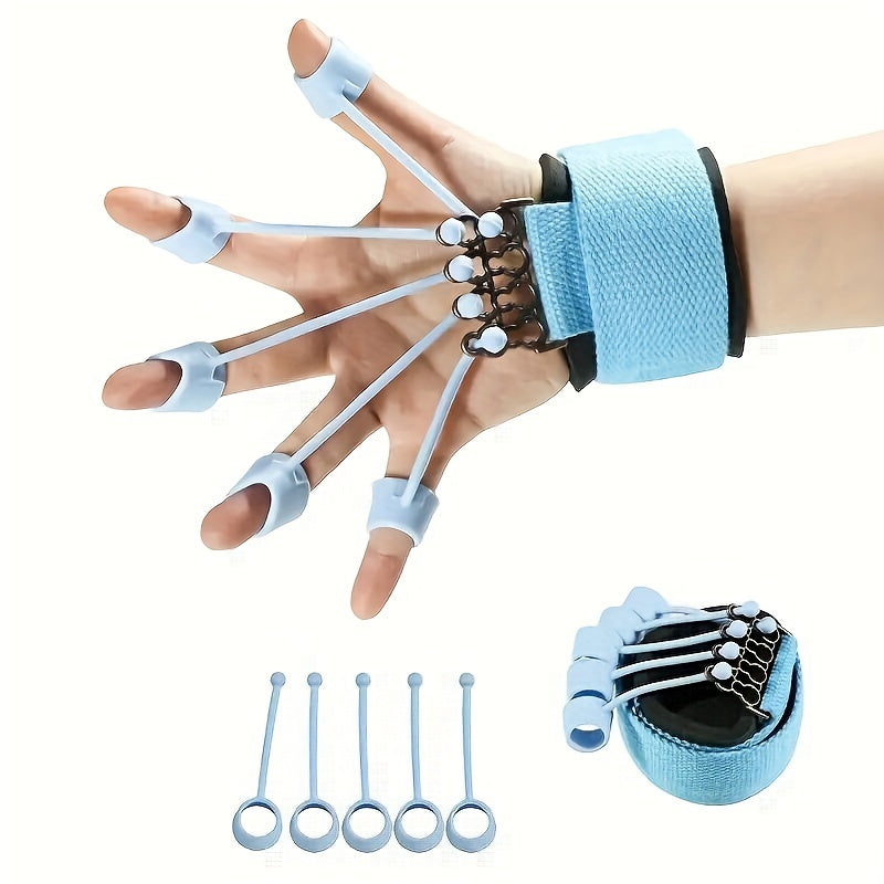 Hand Grip Strengthener - Silicone Finger Resistance Band for Grip Training & Hand Therapy