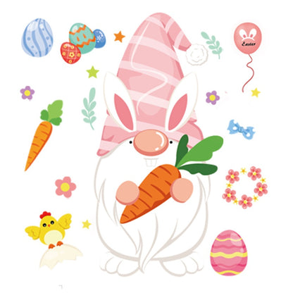 Cute Cartoon Easter Bunny Stickers