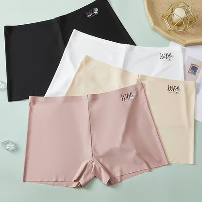 4 Pack Women's Plus Size High Rise Solid Seamless Panties - Medium Stretch, Elegant Design - For Women Seeking Comfort & Support - Perfect for Everyday Wear