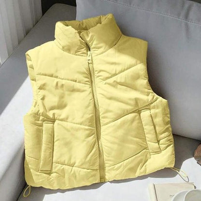 Double-sided Zipper Button Corduroy Drawstring Jacket