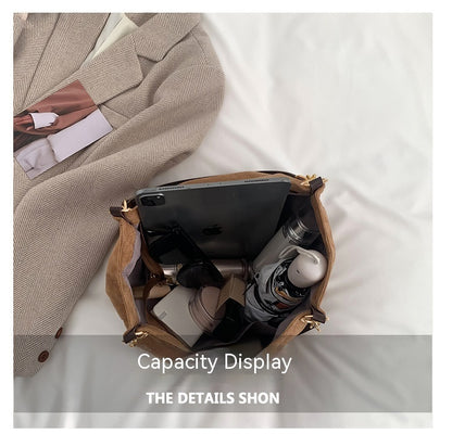 Popular Retro Simple Shoulder Bag Women's Commuter