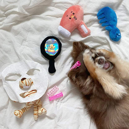 Three-piece Dog Toy Set With Washing Blowing And Haircutting