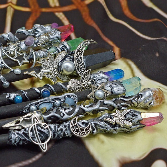 Creative Single Headed Crystal Sugar Square Scepter Ornament