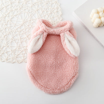 Cute Bunny Costume With Bunny Ears Vest For Autumn And Winter