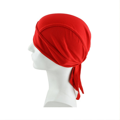 Premium Breathable Mesh Cycling Cap - Long Tail Head Wrap Beanie for Men | Sports Skull Cap
