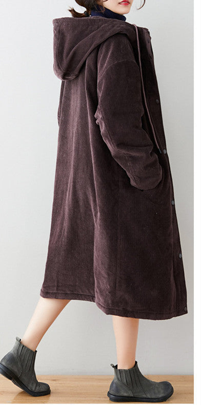 Ladies' Lambswool Winter Mid-length Coat