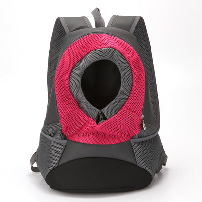 Pet backpack dog shoulder bag. dog out convenient travel dog bag pet supplies