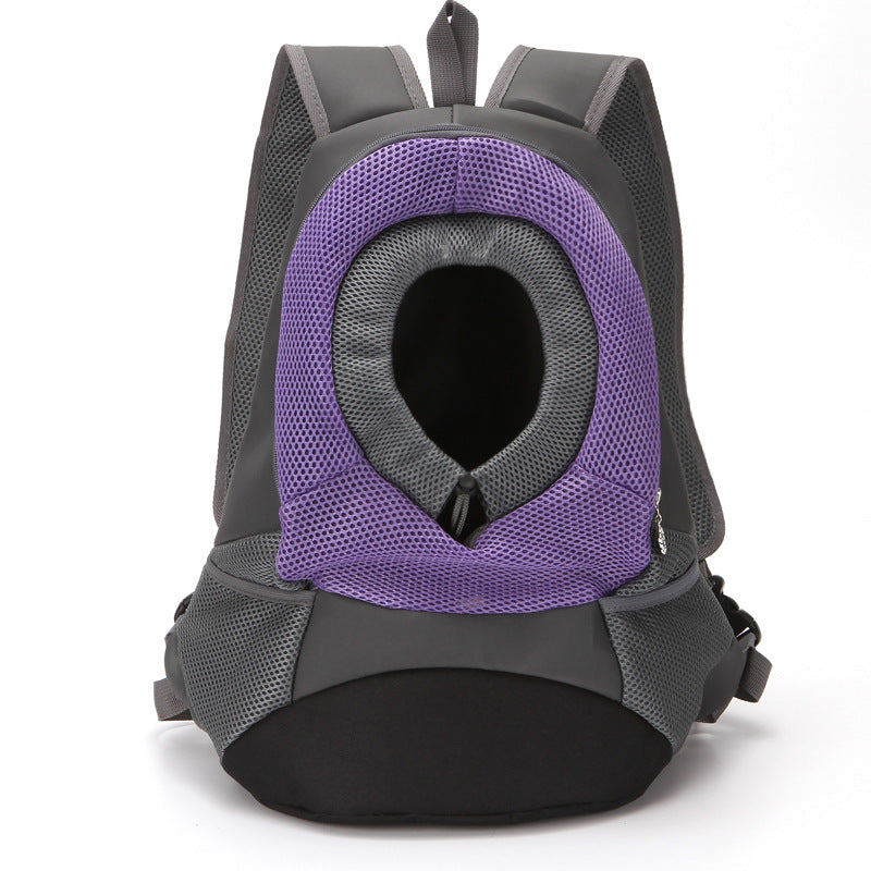 Pet backpack dog shoulder bag. dog out convenient travel dog bag pet supplies