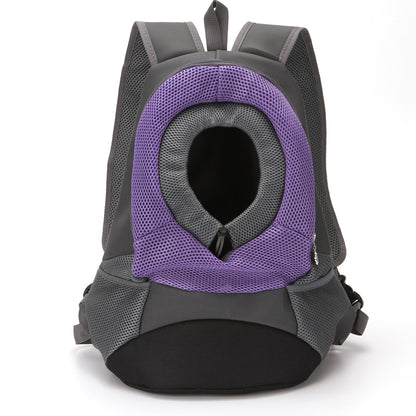 Pet backpack dog shoulder bag. dog out convenient travel dog bag pet supplies