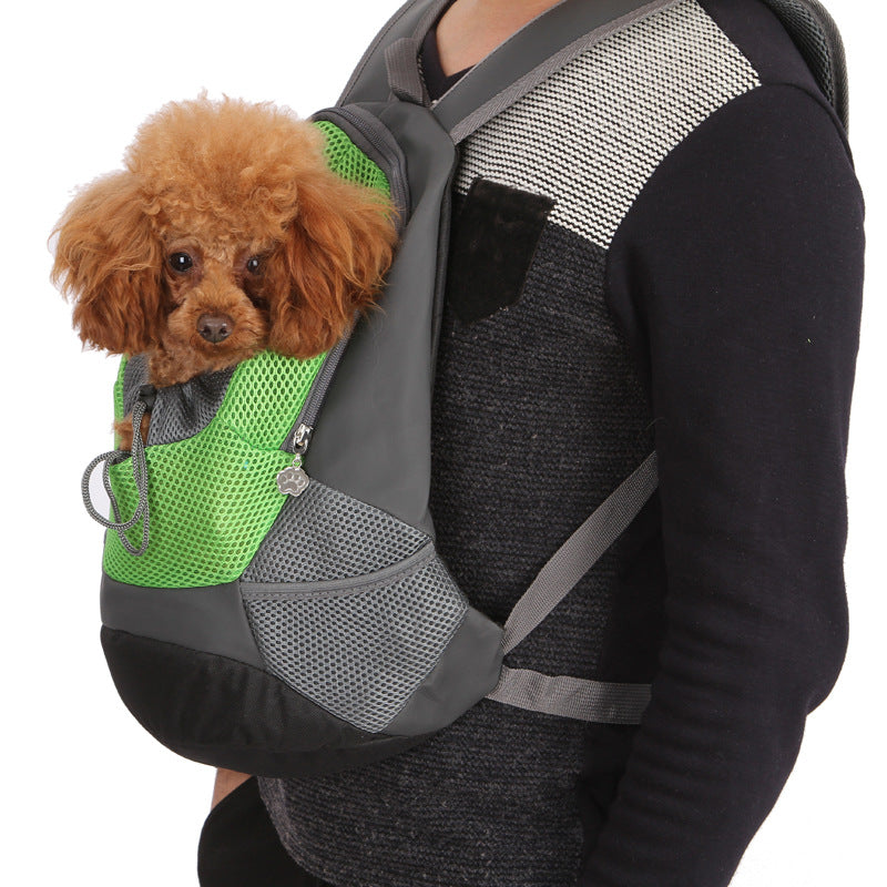 Pet backpack dog shoulder bag. dog out convenient travel dog bag pet supplies
