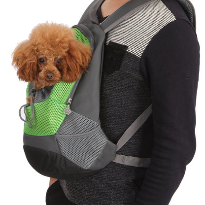 Pet backpack dog shoulder bag. dog out convenient travel dog bag pet supplies
