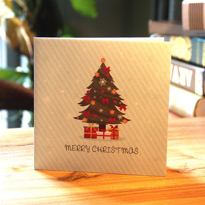 Three-dimensional Christmas greeting card