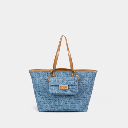 Woven Light Luxury Women's Design Lazy Travel Commuter Hand-carrying Bag