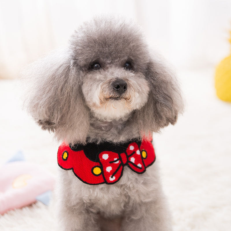 Pet dog cat saliva towel scarf