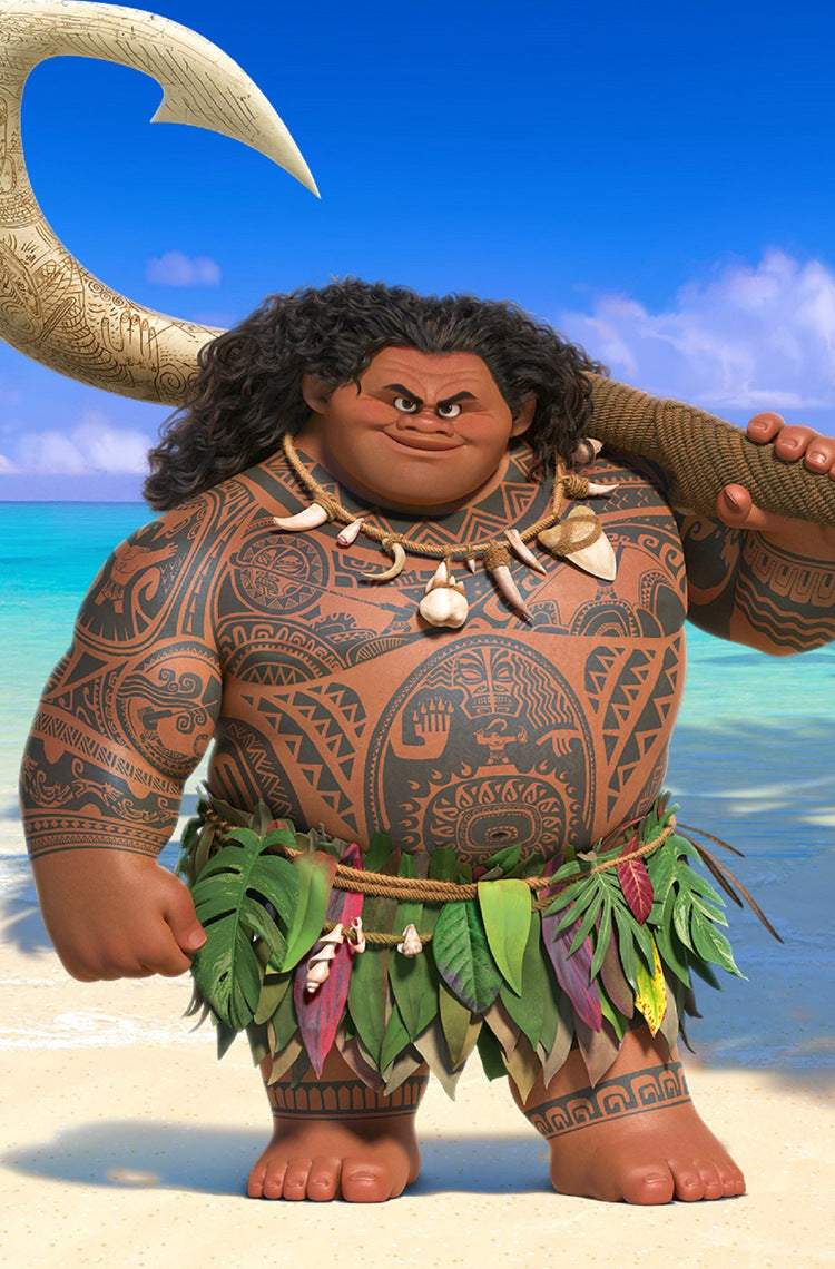 2019 Foreign Trade Hot-Selling Moana Halloween Anime Outfit Beach Vacation Dress