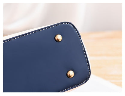 Popular Bag Hit Color Tote Bag Nordic Style Fashion Satchel Net Red Female Bag