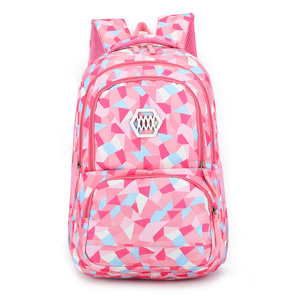 Natural Fish Girls Shoulder Backpack Pupils 3-4-6 Years Old 8-12 Years Old