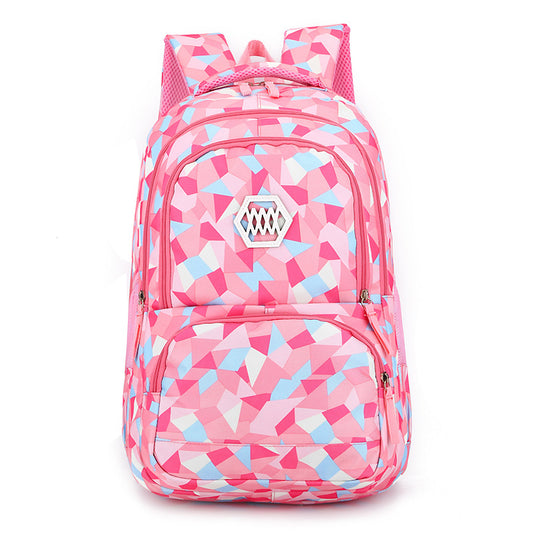 Natural Fish Girls Shoulder Backpack Pupils 3-4-6 Years Old 8-12 Years Old