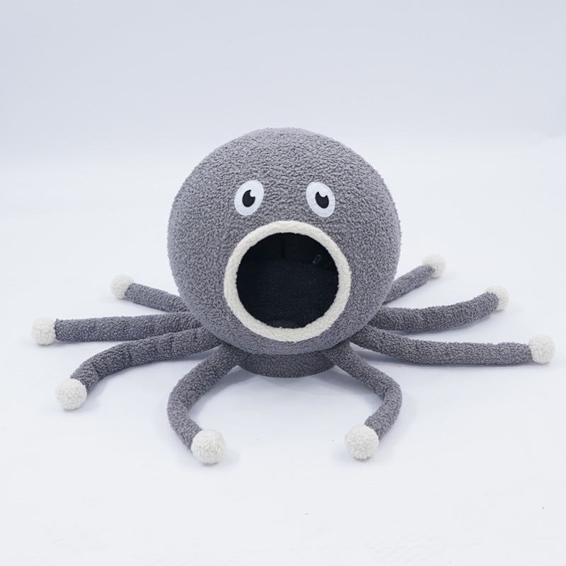 Pet Deep Sleep Cartoon Plush Nest