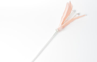 Long feather with bell