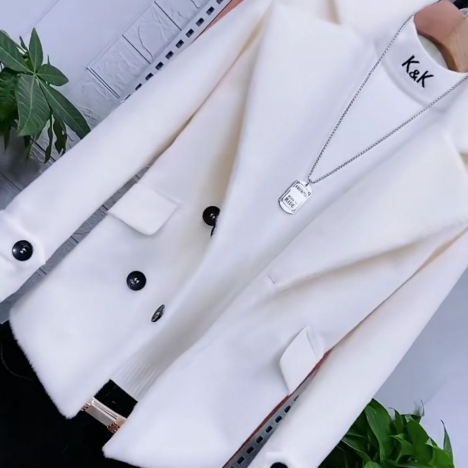 Herren-Trenchcoat, mittellang, aus Kunstnerzfleece